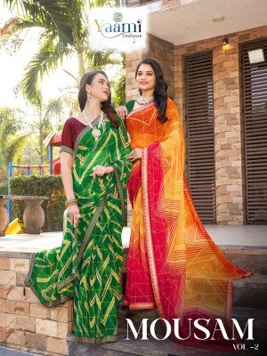 Mousam Vol 2 Full Digital Lace Weightless Saree  