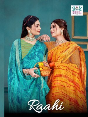 Raahi  Vol 1 Simmer Pattern Sirosci Border  Saree 