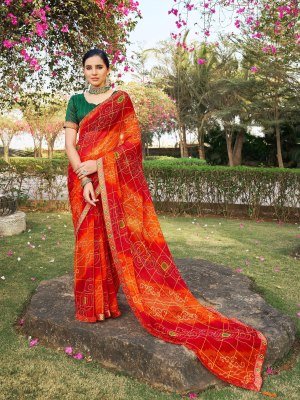 Rudra Creation Mousam Vol 1 Full Digital Lace Saree  catelogue saree